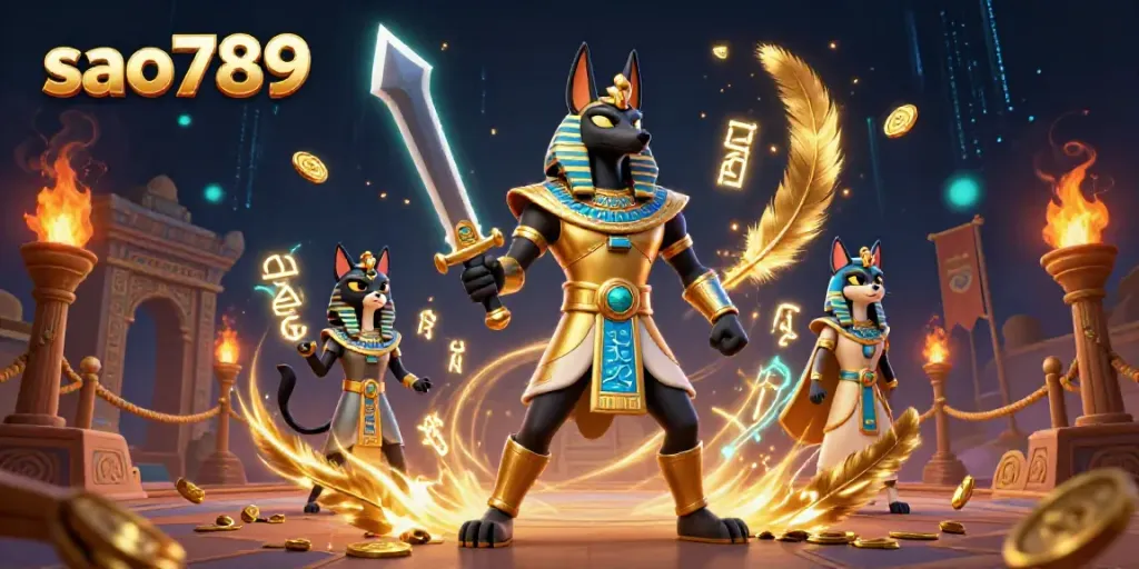 Experience thrilling gameplay at sao789 with vibrant characters and dynamic casino elements.
